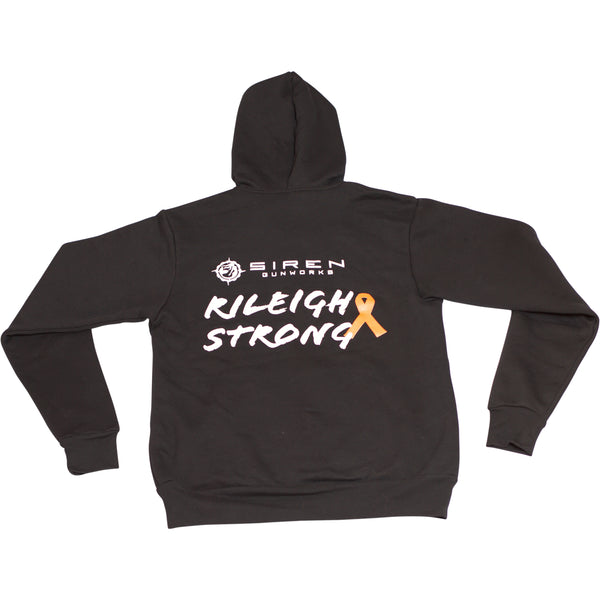 Rileigh Strong Zip-up hoodie Black