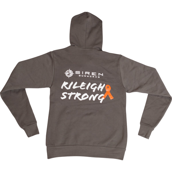 Rileigh Strong Zip-up hoodie Grey